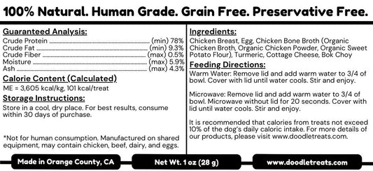 Cheese "Curry" Chicken Cup Noodles For Dogs/Cats