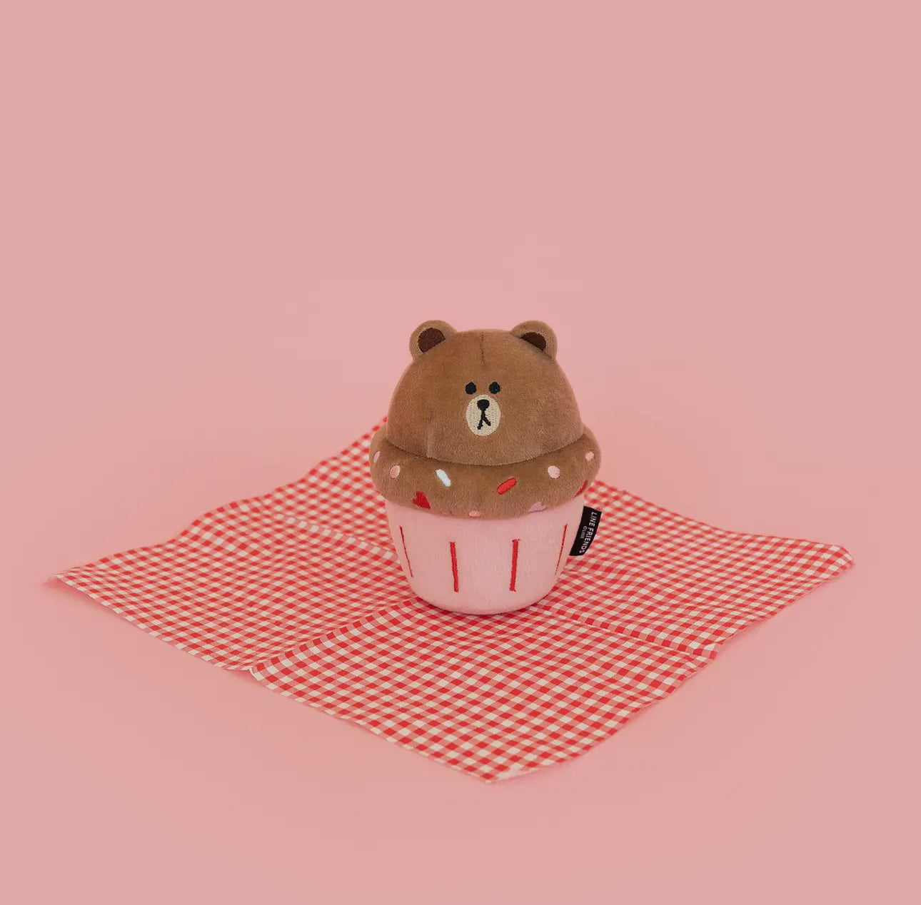 PINK BEAR CUPCAKE
