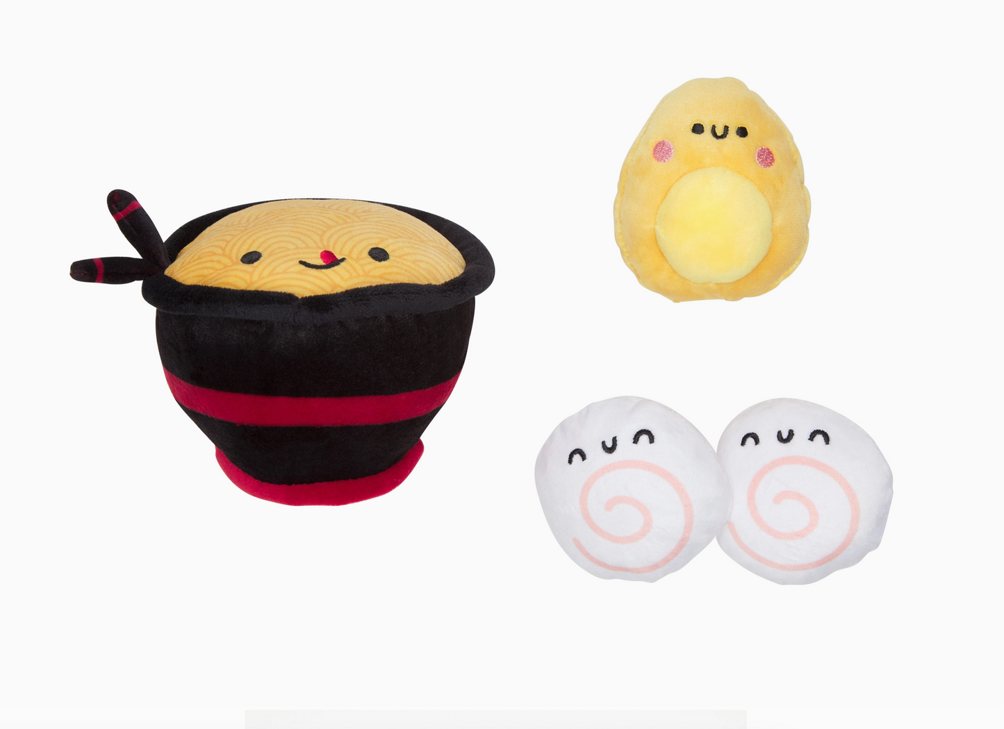 DOGKATSU RAMEN DOG TOY (Set of 3)
