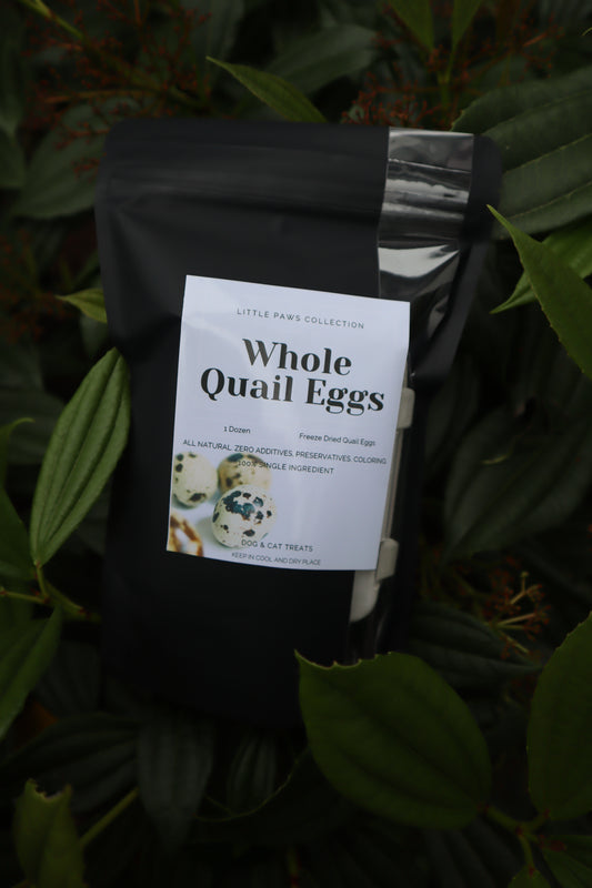 NEW -- FREEZE DRIED WHOLE QUAIL EGGS