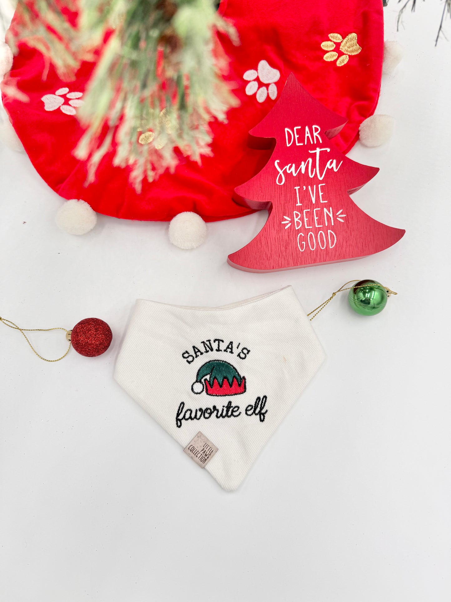 SANTA'S FAVORITE ELF BANDANA