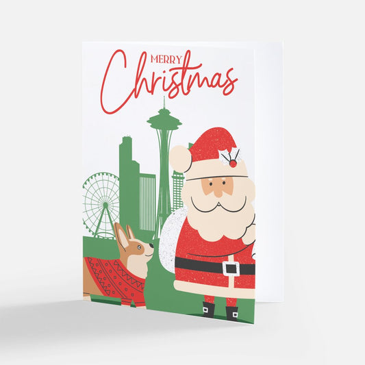 Merry Christmas Seattle Card