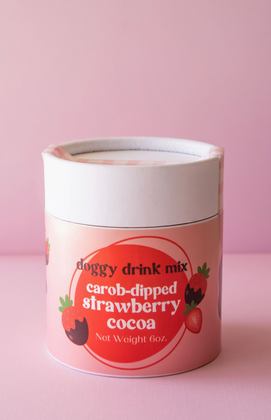 Carob Covered Strawberry Cocoa - Drink Mix For Dogs