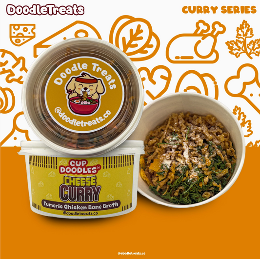 Cheese "Curry" Chicken Cup Noodles For Dogs/Cats