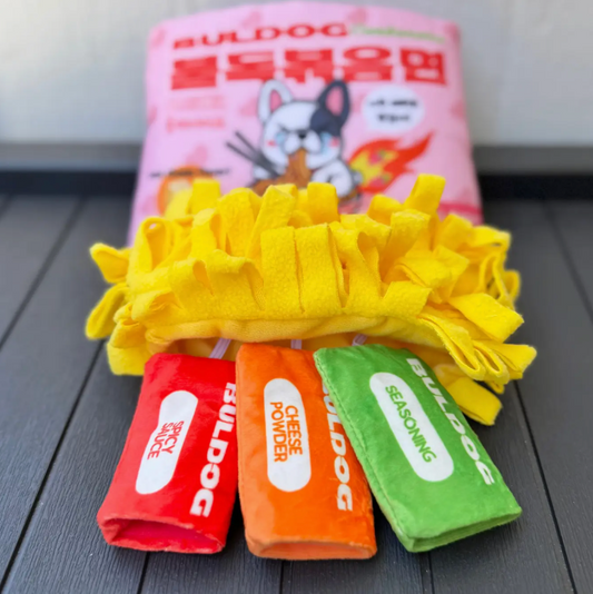 BUL-DOG RAMEN INTERACTIVE DOG TOY - BLUSHIEZ
