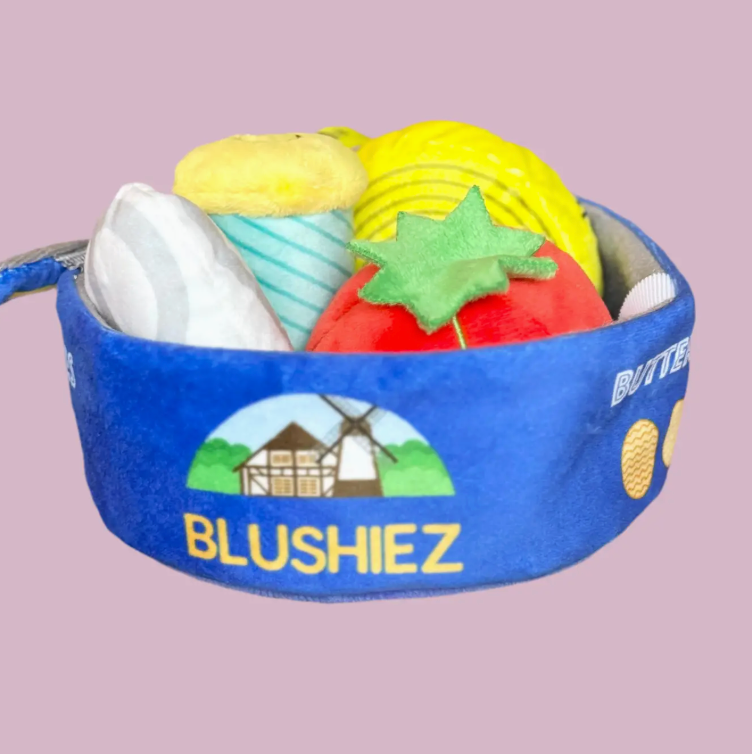 BUTTER COOKIE TIN INTERACTIVE DOG TOY - BLUSHIEZ