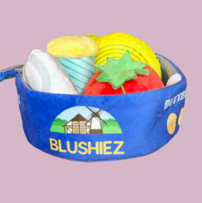 BUTTER COOKIE TIN INTERACTIVE DOG TOY - BLUSHIEZ