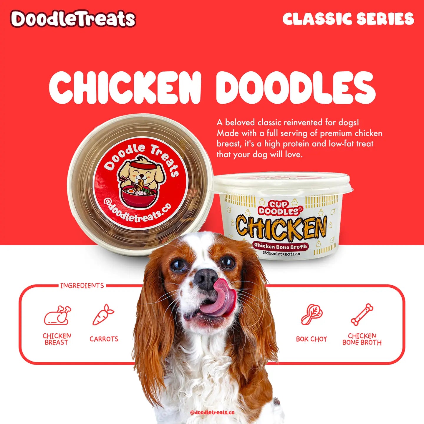 Chicken Cup Noodles For Dogs and Cats