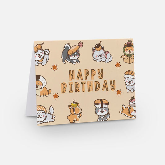 HAPPY BIRTHDAY DOG CARD