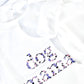 Custom Floral DOG MAMA Sweatshirt (White)
