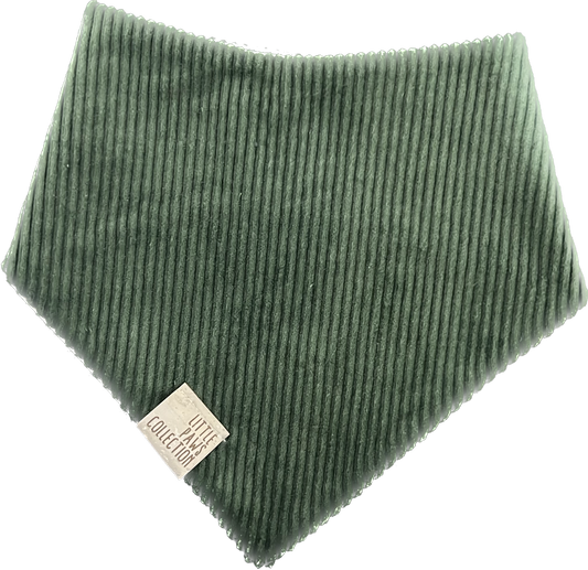 Green Corduroy bandana