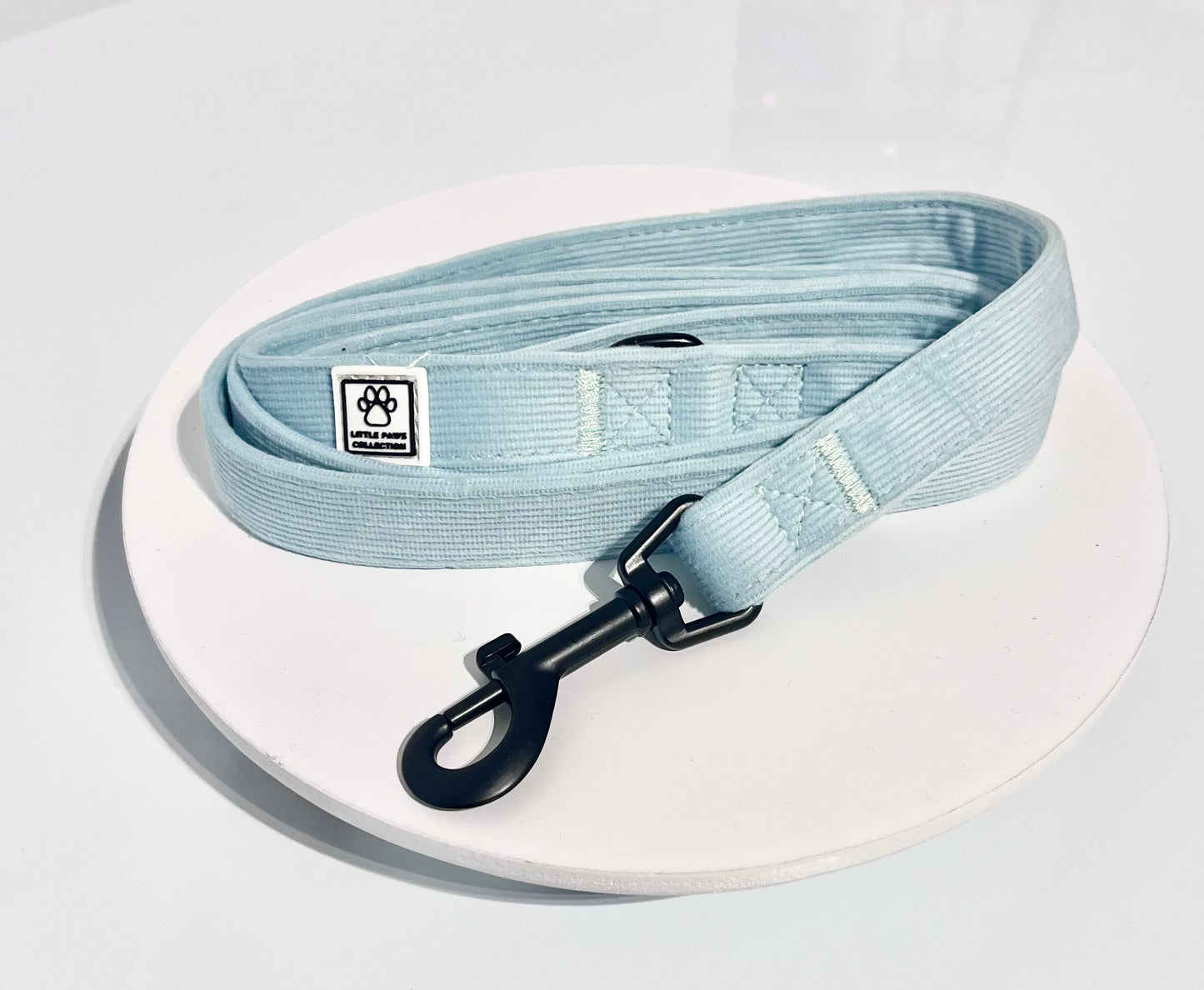 Blue Corduroy Leash